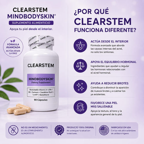 CLEARSTEM MINDBODYSKIN, El cuidado de tu piel comienza desde el interior