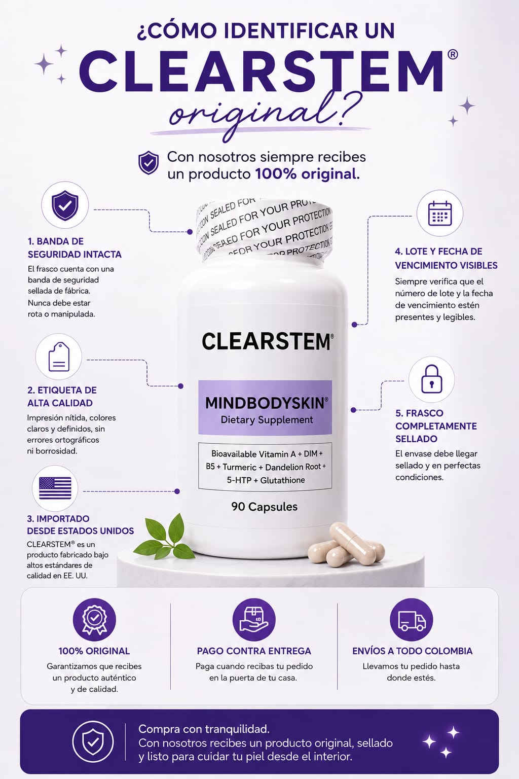 CLEARSTEM MINDBODYSKIN, El cuidado de tu piel comienza desde el interior