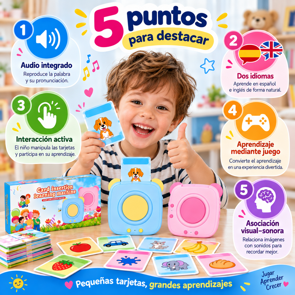 Lector Bilingüe Interactivo: Aprende Inglés Jugando