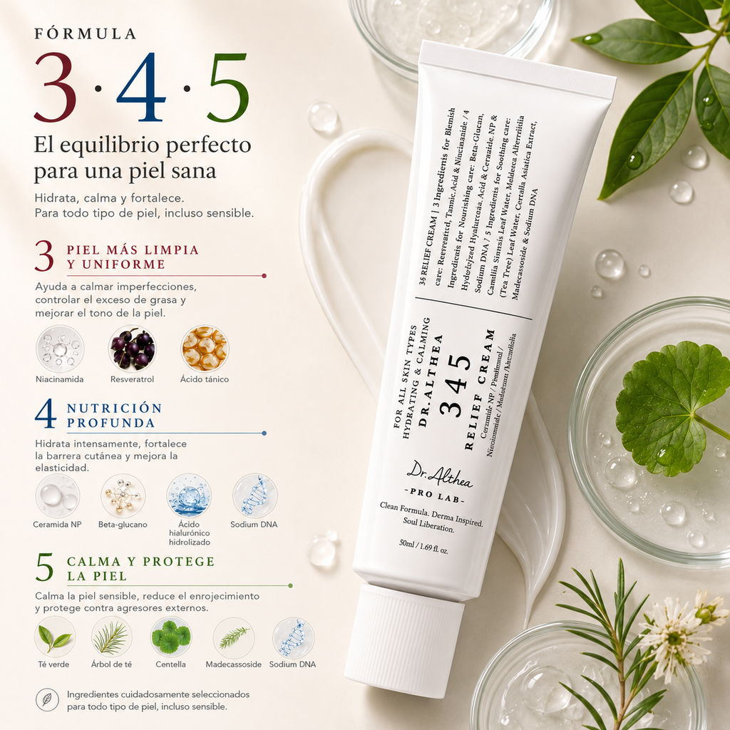 Dr. Althea 345 Relief Cream – Crema Calmante y Reparadora