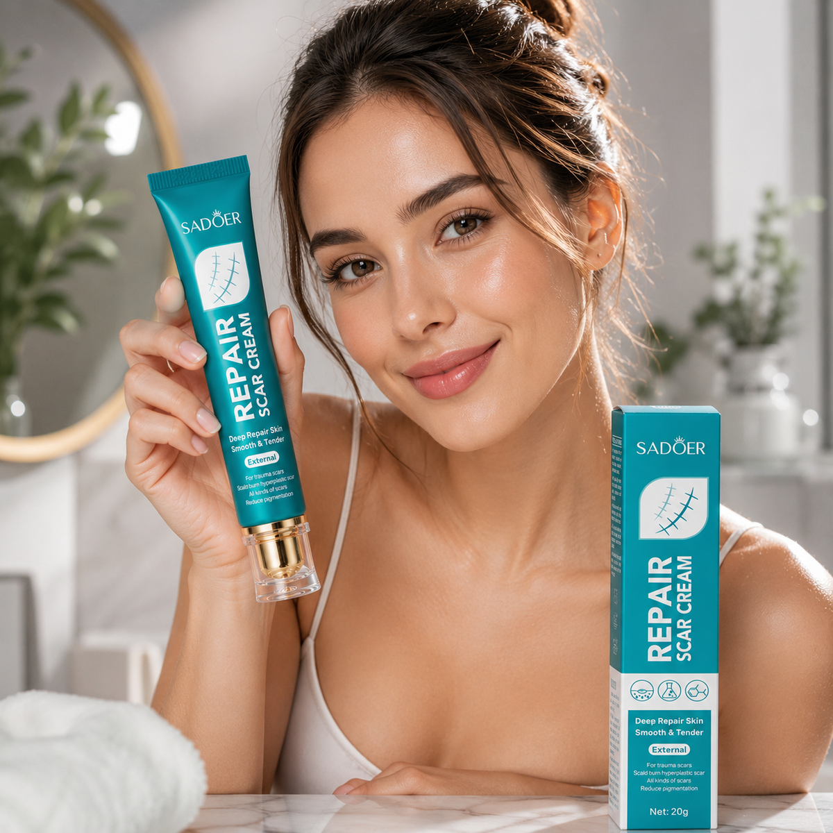 SADOER Repair Scar Cream™ — Crema Reparadora para Mejorar la Apariencia de Cicatrices
