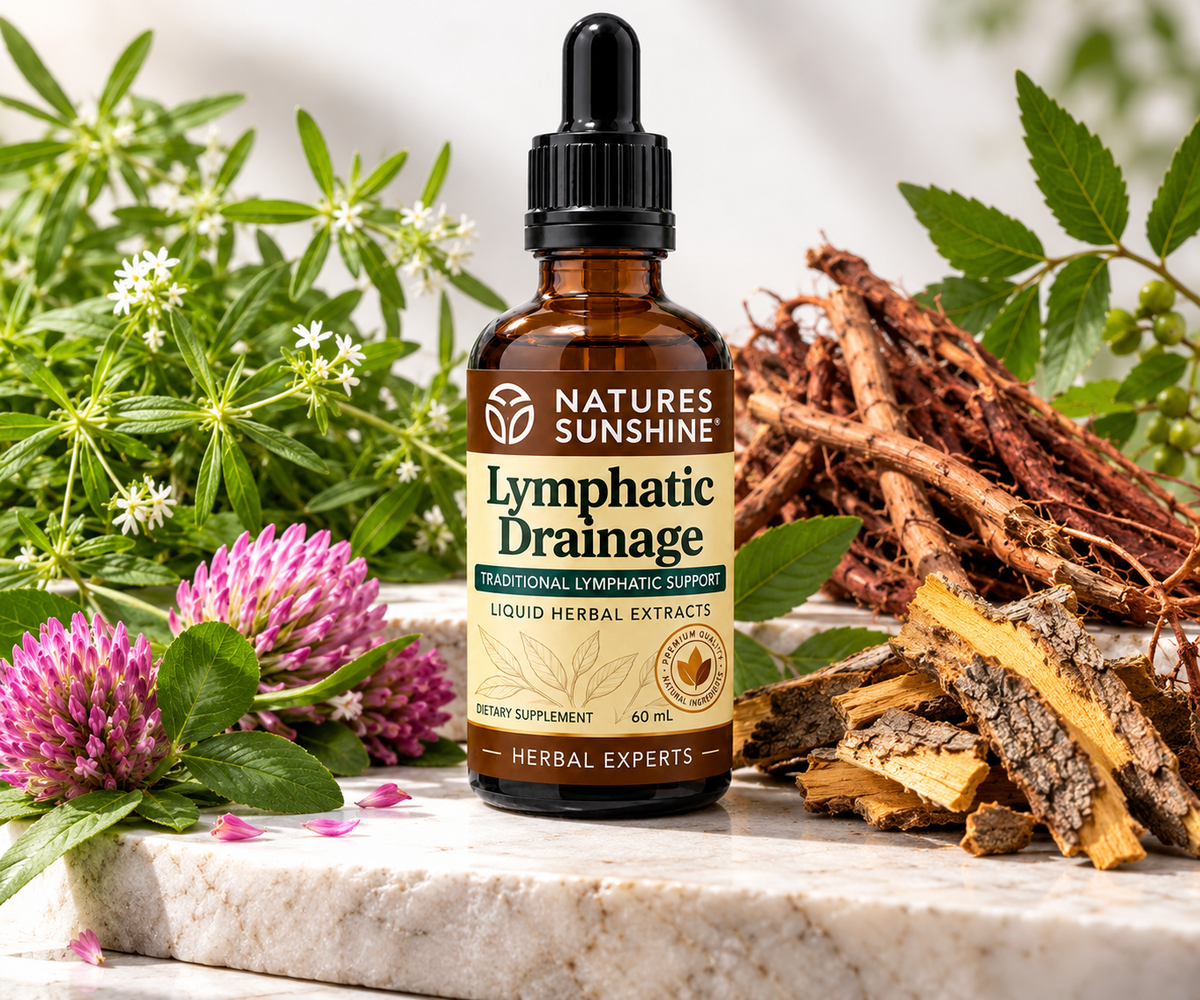 Lymphatic Drainage™ Nature's Sunshine: Suplemento Herbal Líquido para el Bienestar Linfático